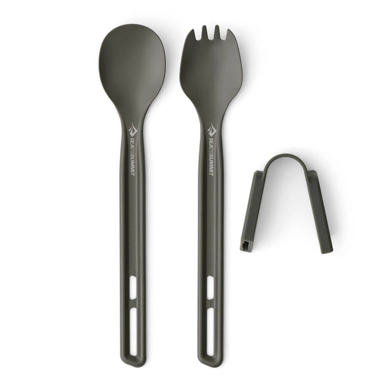Frontier Ultralight Cutlery Set - Long Handle Spoon &amp; Spork
