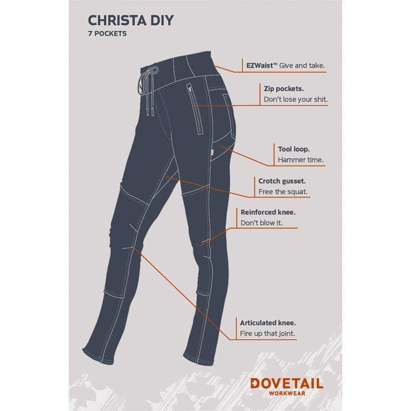 Dovetail Workwear Women's EZWaist™ Bootcut Pants