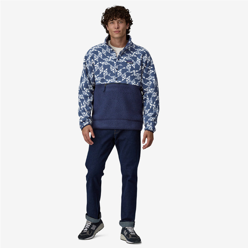 M Retro Pile Half-Snap Fleece Pullover