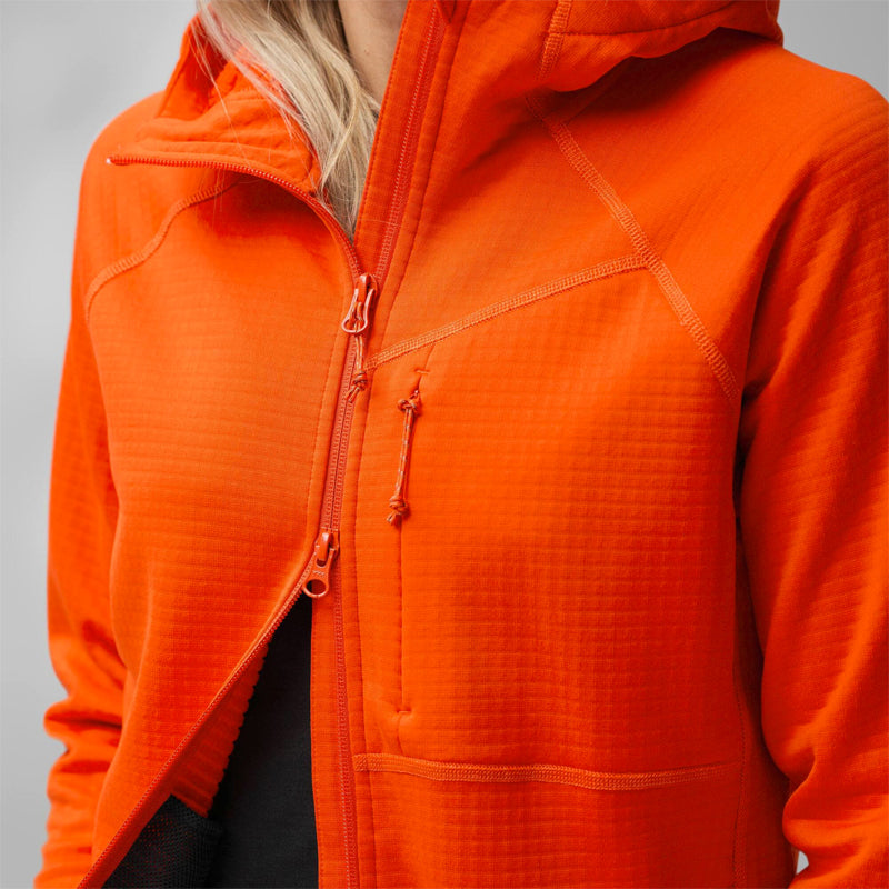 W Abisko Grid Fleece Hoodie