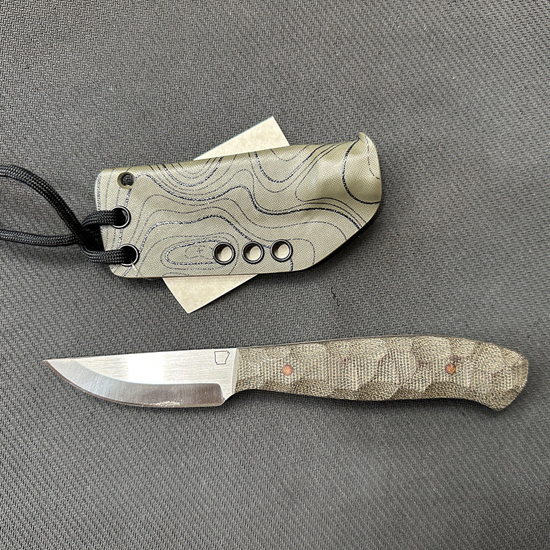 STK AEB-L Green Micarta