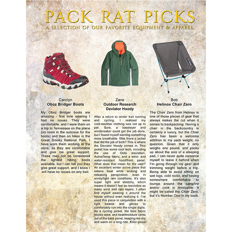 Pack Rat Newsletter