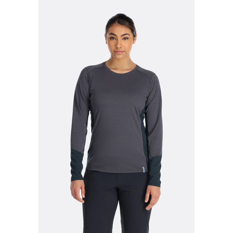 Motion Jacquard Long Sleeve Top - Regatta Blue, Women's Base Layers & Long  Sleeve Tops