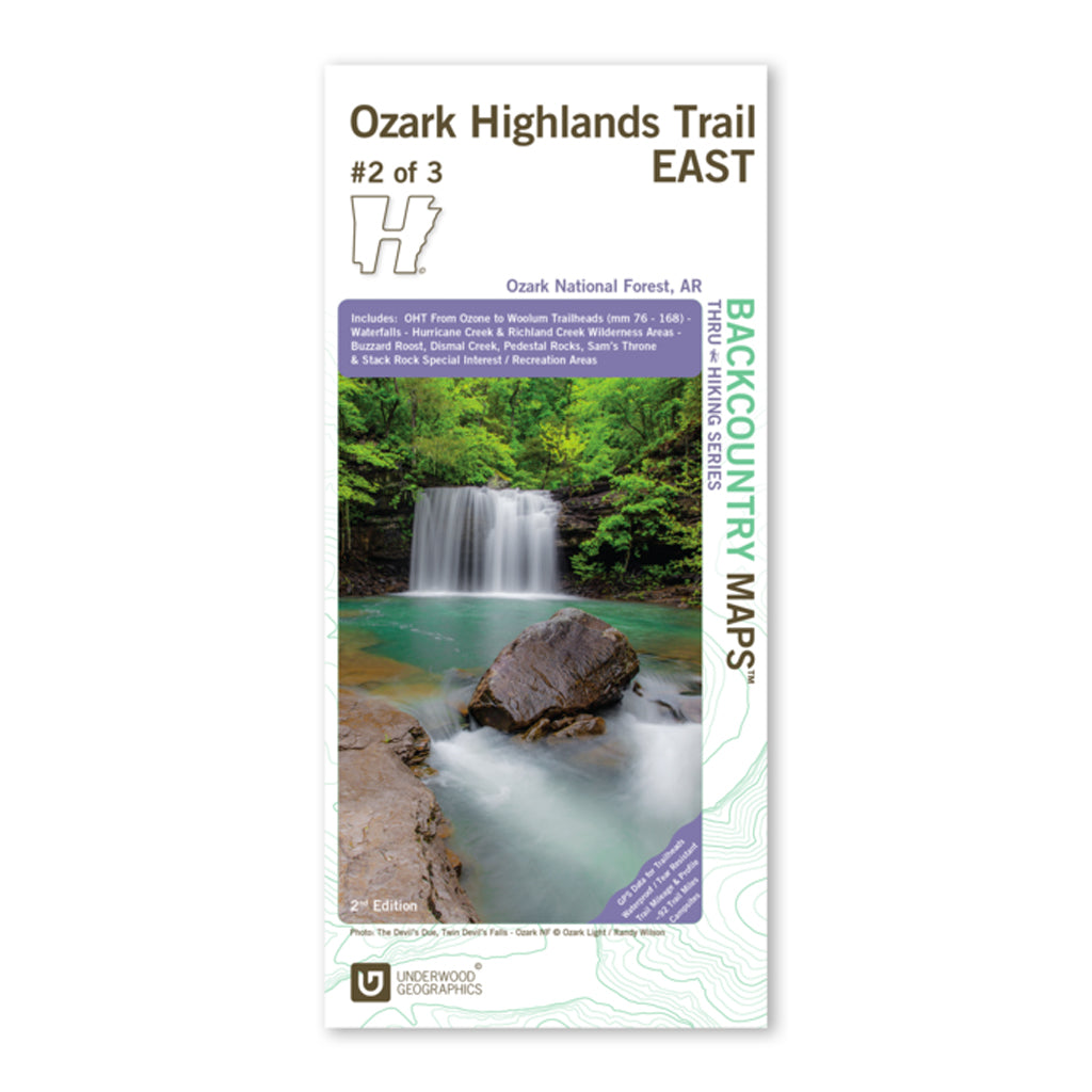 Ozark Highlands Trail Map East