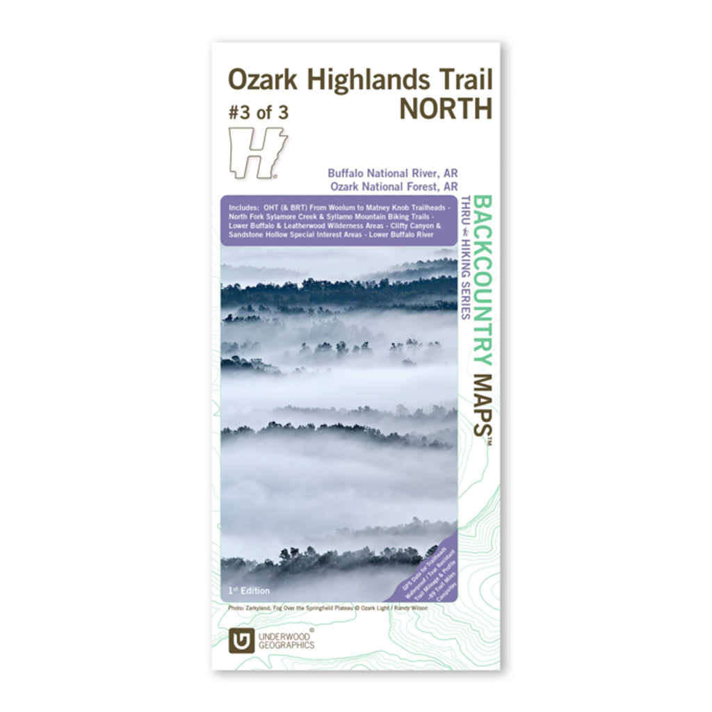 Ozark Highlands Trail Map North