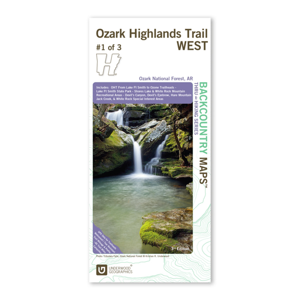Ozark Highlands Trail Map West
