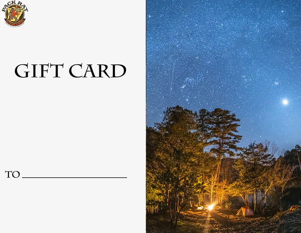 Pack Rat Gift Card